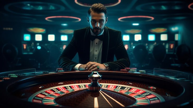 Multi-camera view of Pretty Gaming roulette table